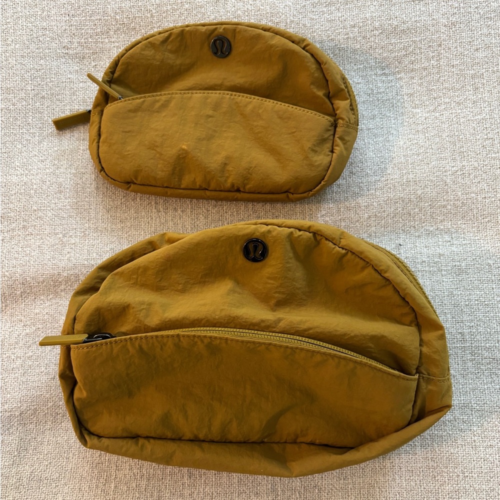 Lululemon double-zip pouches